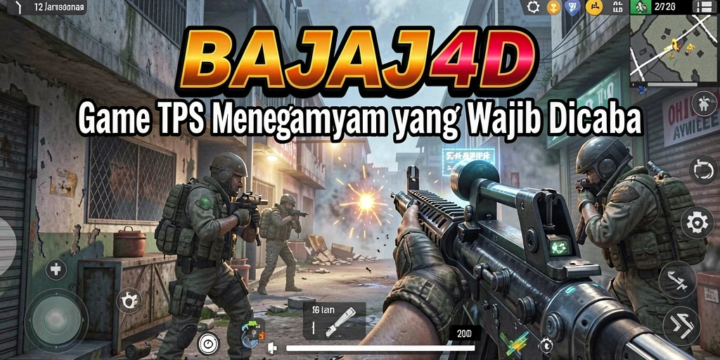 Tampilan gameplay seru di dalam BAJAJ4D dengan aksi TPS yang mendebarkan.