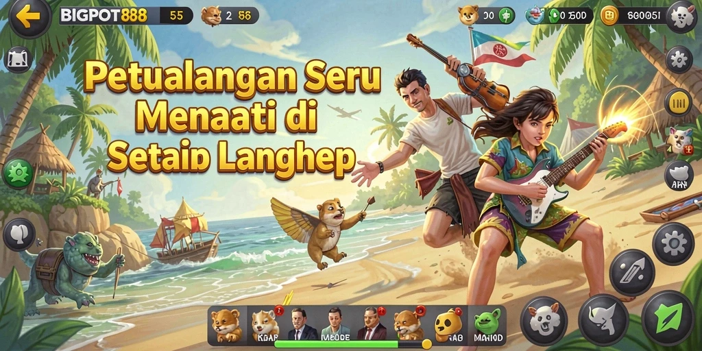 Gambar dari gameplay seru di BIGPOT88, menampilkan aksi petualangan yang mendebarkan.