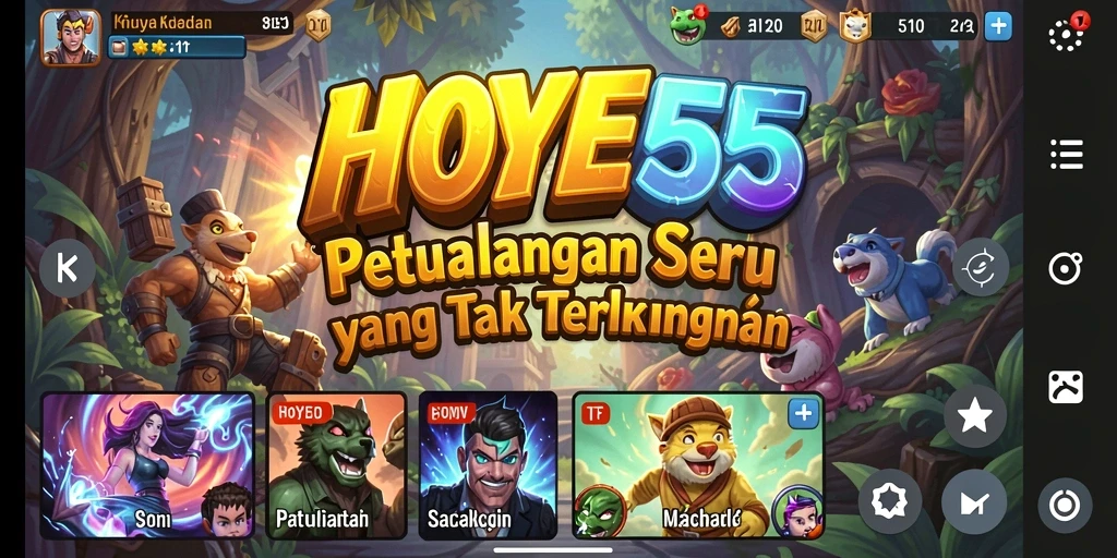 Tampilan menakjubkan gameplay HOYE55 dalam petualangan seru.