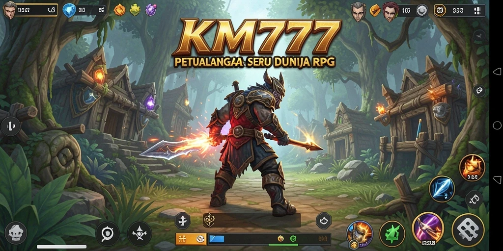 Tampilan gameplay RPG yang mengasyikkan di KM777.